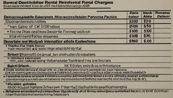 La liste de toutes les charges locatives déductibles au titre des frais réels